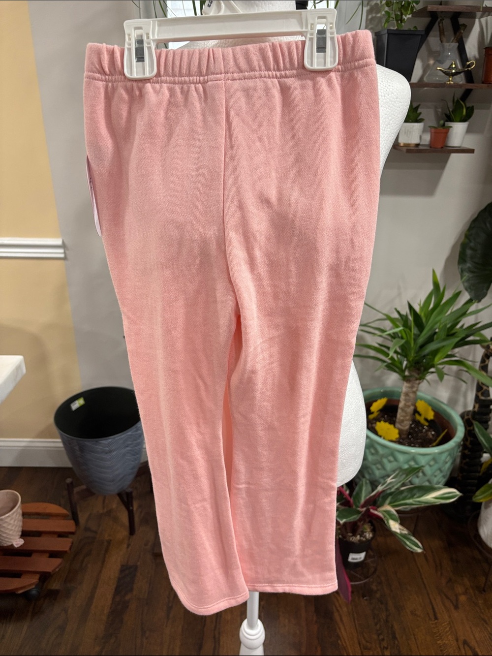 wonder nation Pink Girls Sweatpants with Strawberry Graphic size 5T - Picture 3 of 4